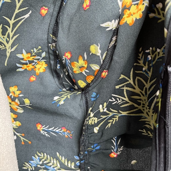 WALTER BAKER Black Floral Midi Dress Size: M - Picture 10 of 15